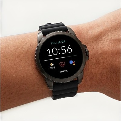 Fossil Gen 5E Smartwatch FTW4047 Black Silicone DW6F1