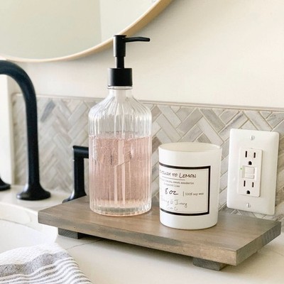 Revival Goods Wooden Soap Stand - Oak Grey