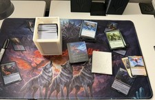 250 Random lot bulk MTG no basic lands includes Deck Case