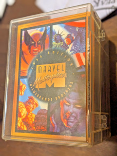 MARVEL MASTERPIECES 1994 COMPLETE 140 CARD TRADING CARD SET uncirculated