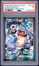 PSA 1 Poor Blastoise EX XY122 Full Art Black Star Promo Red & Blue Pokemon Card