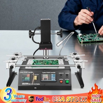Ir6500 Bga Rework Station Infrared Reballing Rework Station Soldering Machine
