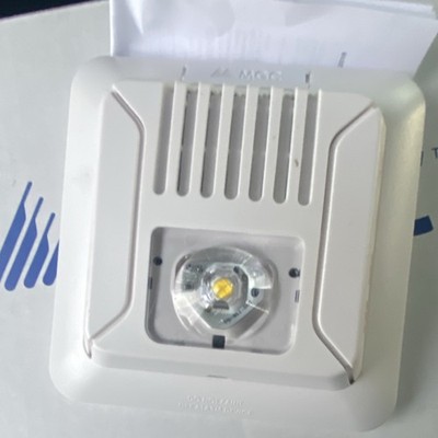 MGC FHS-400C-RR Fire Alarm Horn Strobe Wall Mount White Fire Alarms