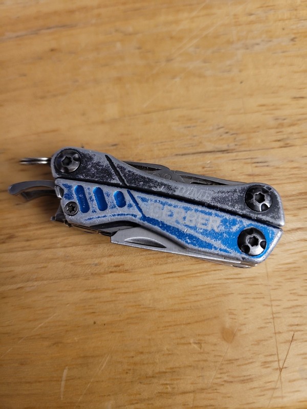 Gerber Cutlery Dime Black Multitool Key Chain  Vintage