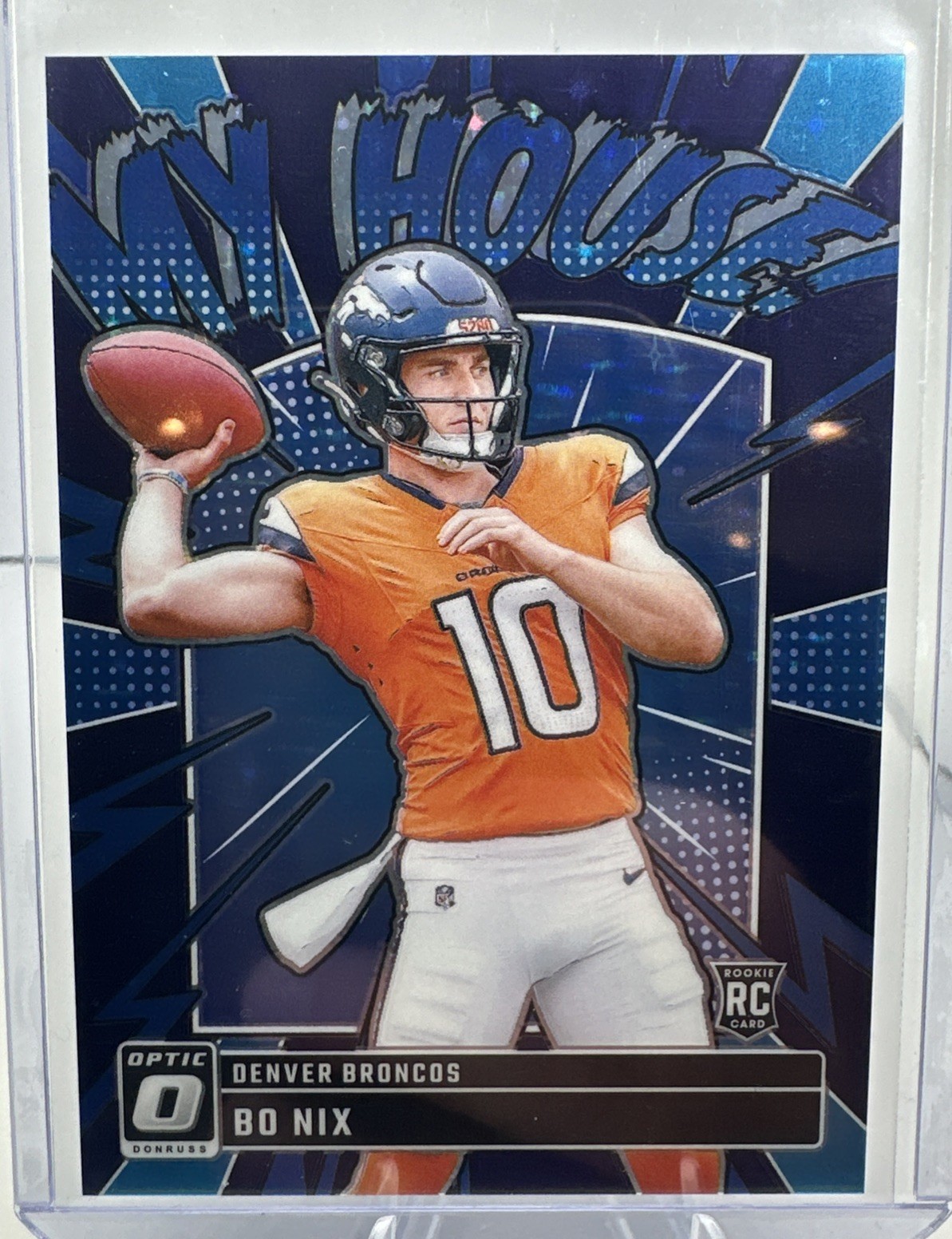 2024 Donruss Optic Bo Nix My House! Purple Stars #10 Broncos RC 🔥 20/25 🔥