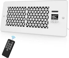 Register Booster Fan for 4" X 10" Register Holes with Remote Control New