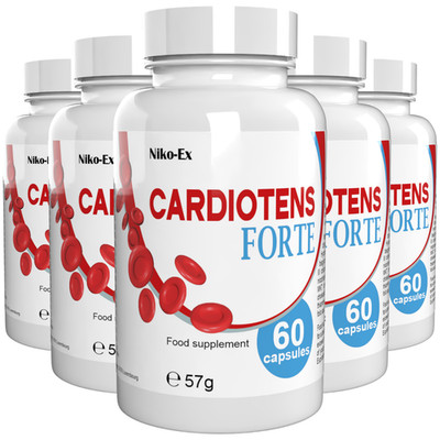 Cardiotens Forte - 300 Kapseln (5x 60 Kapseln), 5er Pack