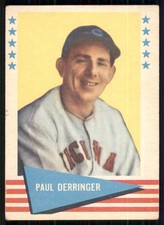 1961 Fleer Baseball Greats (F418-3) #20 Paul Derringer