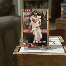 Nolan Schanuel 2026 Topps Series 1  #43 Gold #d/2026 LA Angels