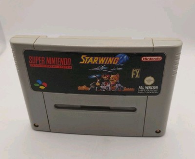 SNES Starwing Super Nintendo PAL Spiel Modul Game Cartridge
