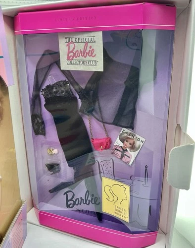 Vintage Barbie Collectors Club 1996 Welcome Kit BMR Fashion Avenue Black Dress