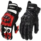 Blade Motorcycle Gloves Leather Summer Motorbike Sports Riding Men Women Short