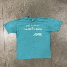 Vintage Rehab Center 90s Drug Promo T Shirt Size XL Made In USA Single Stitched