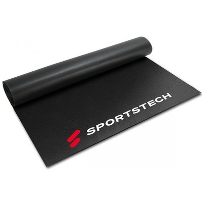 Sportstech 4-6 mm Bodenschutzmatte für Fitnessgeräte Heimtrainer