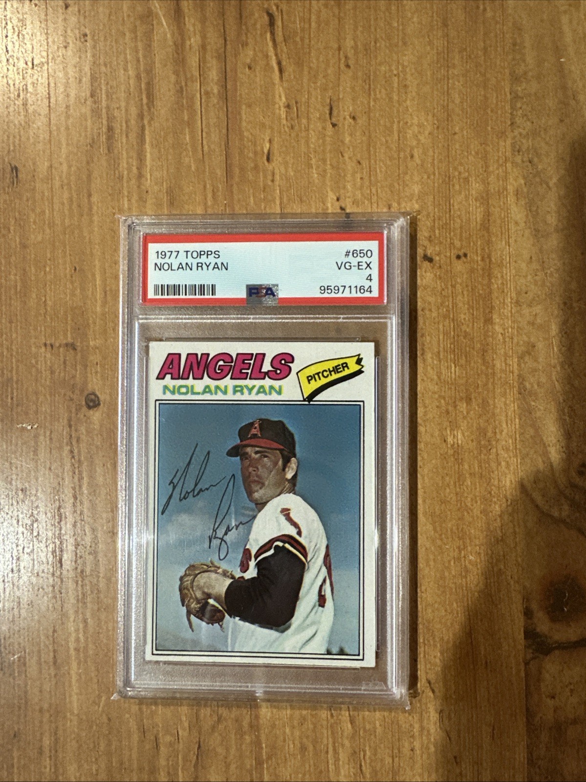 1977 Topps #650 Nolan Ryan PSA 4!