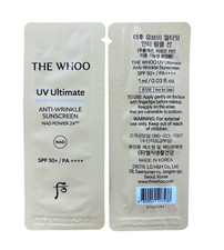 THE WHOO UV Ultimate Anti-Wrinkle Sunscreen SPF50/PA   1ml x 120pcs