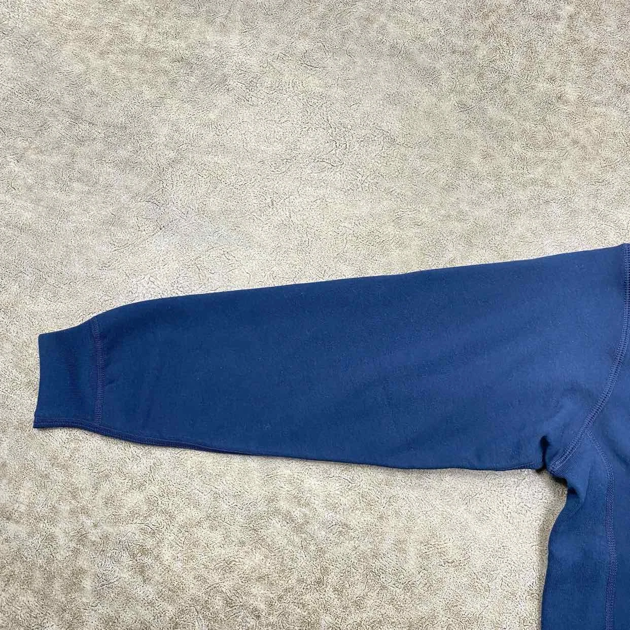 Supreme Felpa con Cappuccio "CLASSIC AD" Navy Nuova Taglia M (11040 50)