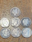 7pc Better BARBER DIME LOT:1902-S,03,05,09-O,10-D,11-S,12-D