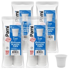 Plastic Bathroom Cups 3oz Small Clear Disposable Mouthwash Cups Bulk 200 1200ct