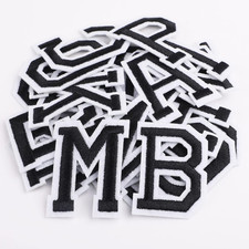 Iron On Letters, 52 Pcs Letter Patches with Ironed Adhesive, Decorate Iron on...
