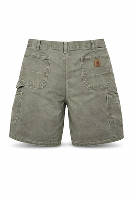 Vtg Carhartt B25 MOS Moss Green Carpenter Shorts 40 Canvas Y2K