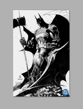 Absolute Batman #1 - Jim Lee - B/W Premium Giclee Print 11" x 17" DC Comics  Art
