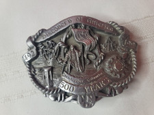 VINTAGE 1992 DISCOVERY OF AMERICA 500TH ANNIVERSARY BUCKLE NOS