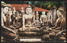 Burma, early 1900s - Post Card - Shwe Dagon Pagoa Rangoon, A scene - Mint
