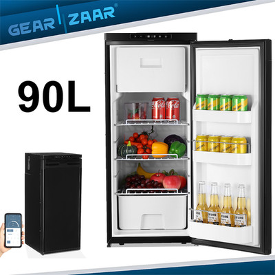 Portable 12V RV Refrigerator 3.18CU 90L w/ APP Control for Camping Travel Truck