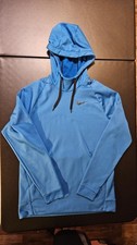 Nike Dri-Fit Therma Hoodie Pullover Sweatshirt Mens M Royal Blue Long Sleeve