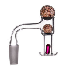 1 Quartz Glass Slurper Kit - 14m/90  Includes 1 Ruby Pill + 2 Marble pearls