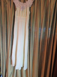 Vtg 1950s Radcliffe The Dress Maker Designed Light Yellow Lace Nightgown sz S