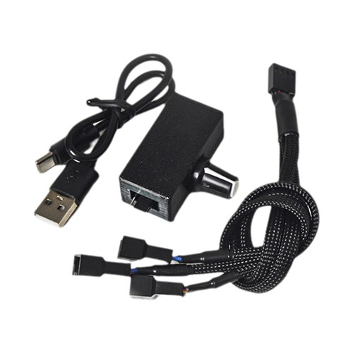 Régulateur de Vitesse PWM, 12V, Régulateur de Ventilateur PWM 4 Broches, Alimentateur USB Type-C8030