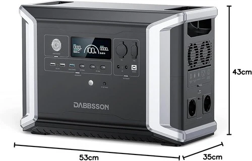 Dabbsson DBS2300 Centrale Elettrica Portatile 2330Wh LiFePO4 2200W EU PLUG