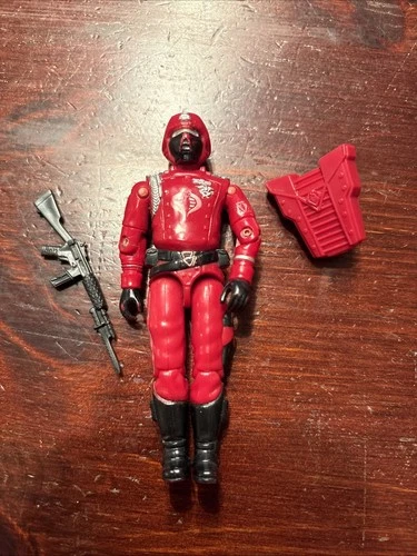 Vintage 1985 Hasbro GI Joe ARAH - CRIMSON GUARD (v1) Figure 100% Complete