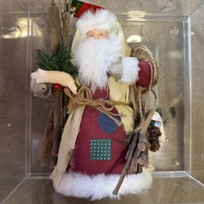Kurt S Adler Kringle Klaus Santa Woodland 8” NWT VTG Figure Christmas