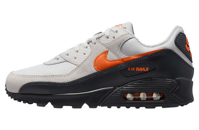 Nike Air Max 90 Vast Grey Safety Orange IF0670-003 Men's Size New