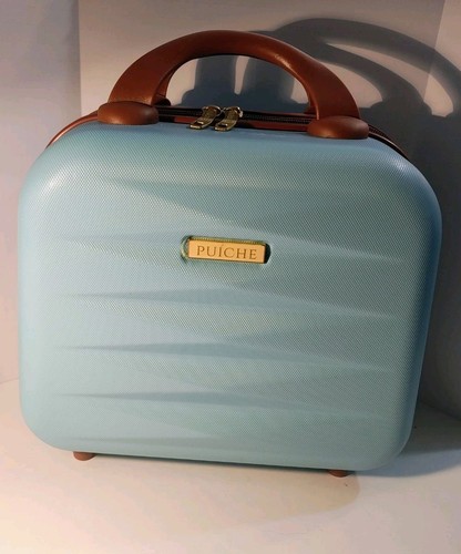 Puiche Jewel Borsa a Mano Piccola Blu Porta Trucchi Astuccio - Foto 1 di 7
