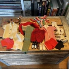 VTG 1960s Ken Large Random Clothing Shoes and Accessories 30+ Lot BARBIE Mattel