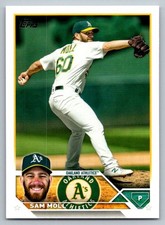 2023 Topps Sam Moll #8 Oakland Athletics