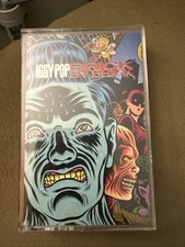 Vintage 1990 Cassette Tape Iggy Pop Brick By Brick Virgin Records Euc