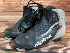 Alpina Touring Kids Nordic Cross Country Ski Boots Size EU32 US1.5 NNN A-1141