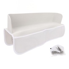 Wanna Osłona przeciwbryzgowa z siatkowymi kieszeniami Dzieci Wanna Półka Uchwyt na zabawki Magazyn ZESTAW