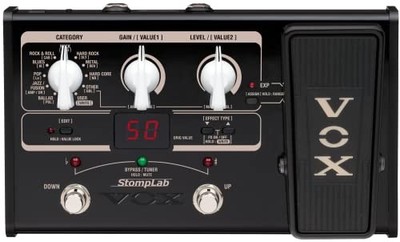 VOX StompLab SL2G Compact Multi-Effects Pedal for Guitar with Expression Pedal