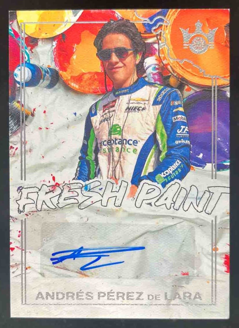 2026 Panini Track Kings Racing NASCAR Andres Perez De Lara Fresh Paint ...