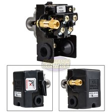 Heavy Duty 25 Amp Air Compressor Pressure Switch Control 140-175 Psi 4 Port Heavy Duty 25 Amp Air Compressor Pressure Switch Control 140-175 Psi 4 Port