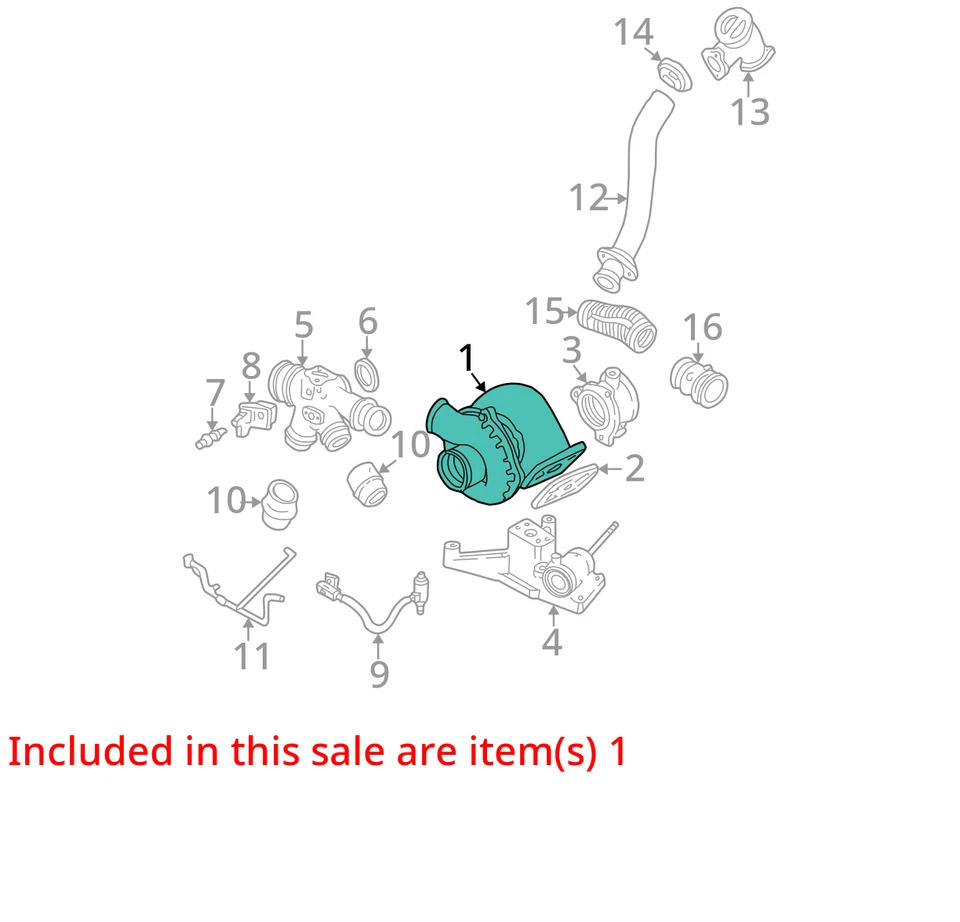 Ford F350 Super Duty 1999 turbocompresor fabricante de equipos originales 191 k millas - LKQ399846353 Foto 4 de 4