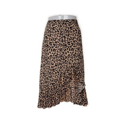 BlackPink, Rock, Größe: S, Beige/Schwarz, Leopard, Damen #SLT