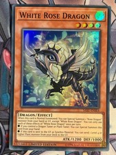 Weißer Rosendrache SAST-ENSE4 LIMITED EDITION YuGiOh Karte