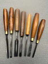 7 VINTAGE WOODCARVING GOUGES